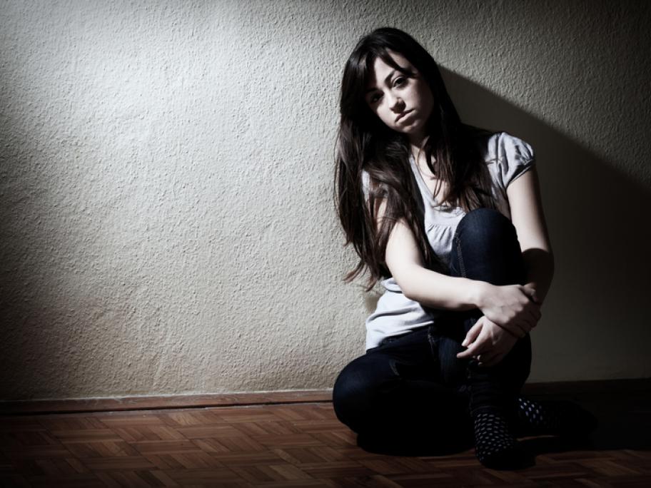Depressed teen