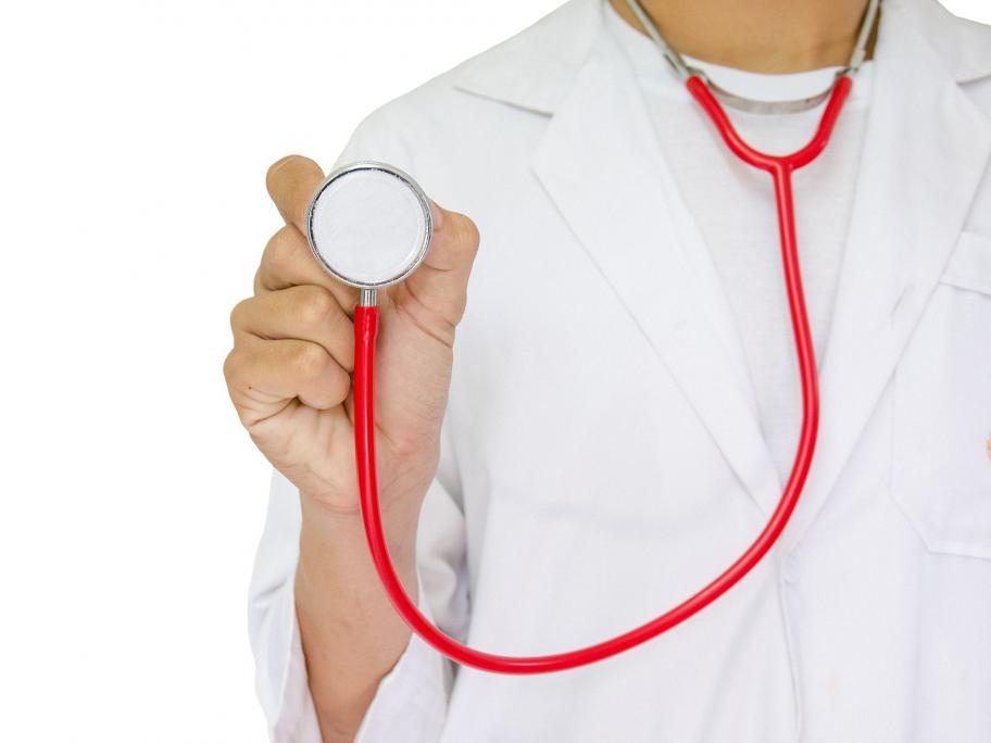 doctor with white coat