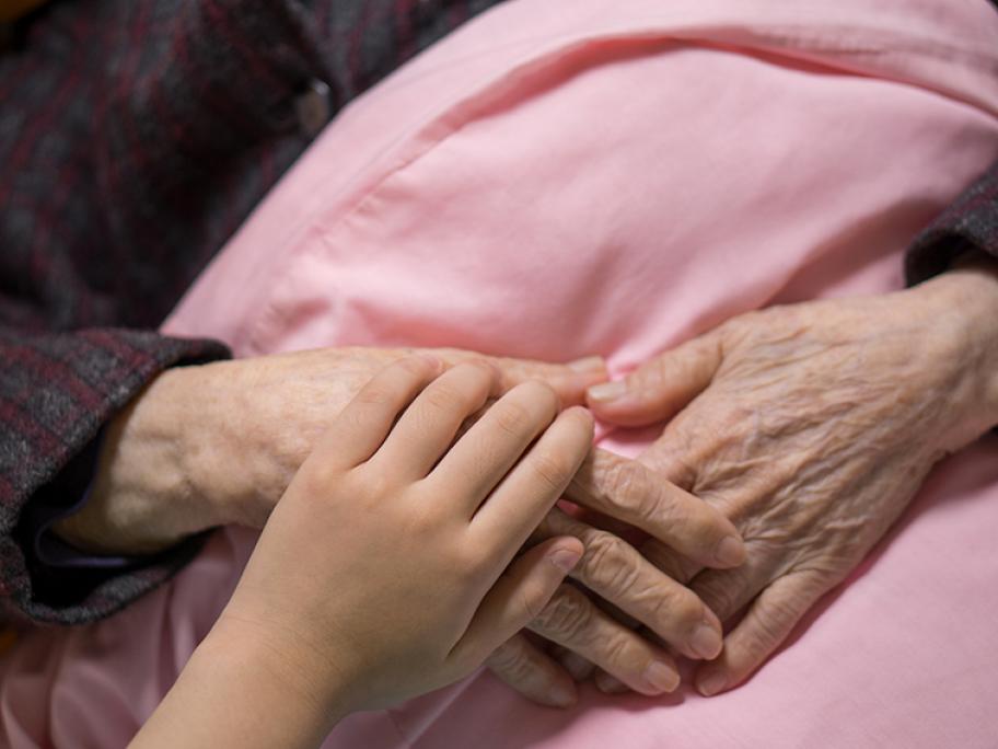 Elderly hand