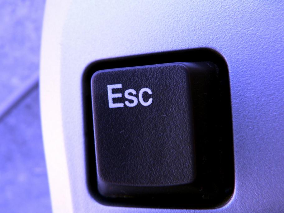 Escape button