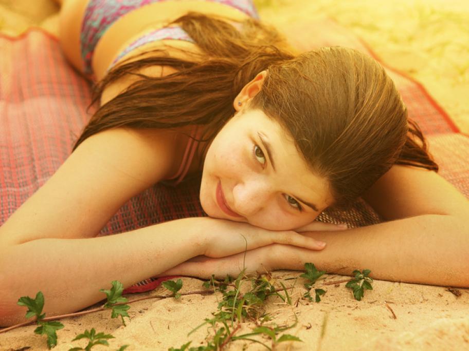 Girl at beach