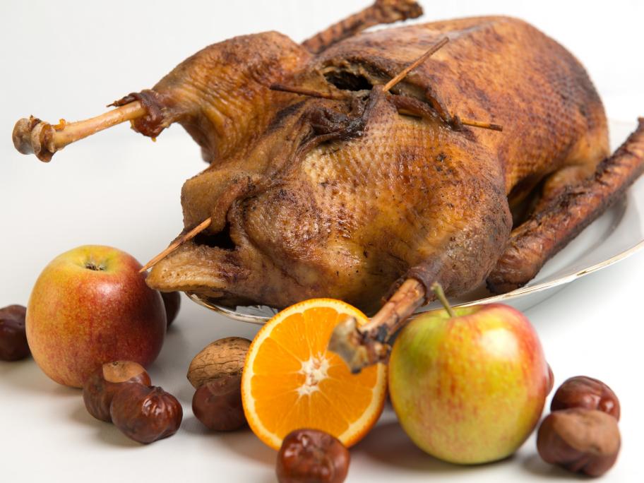 Roast goose