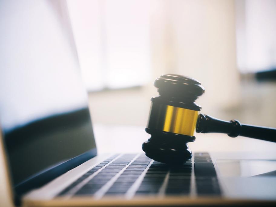 Law, laptop