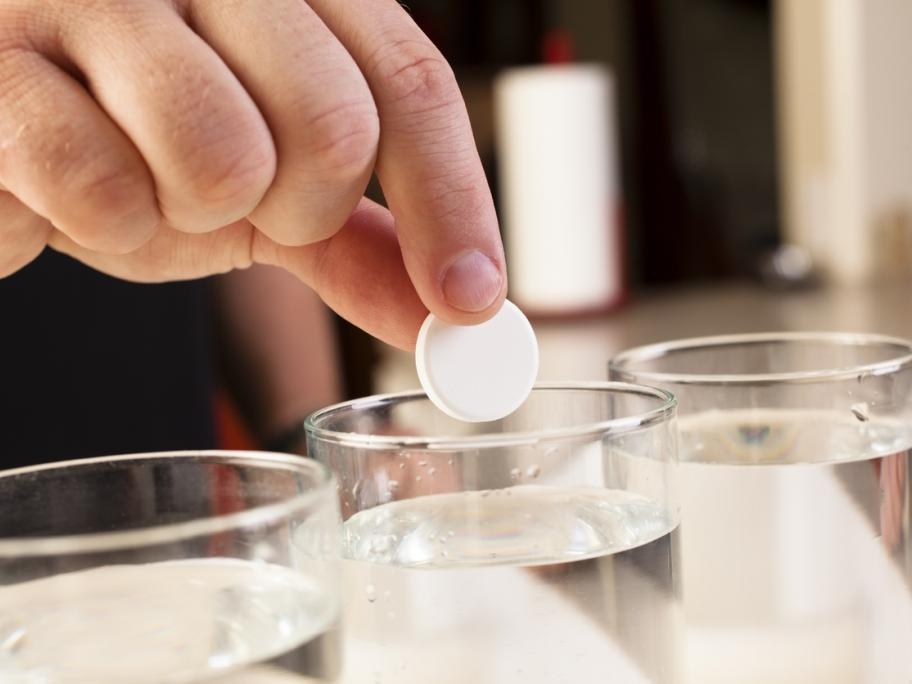 taking antacids