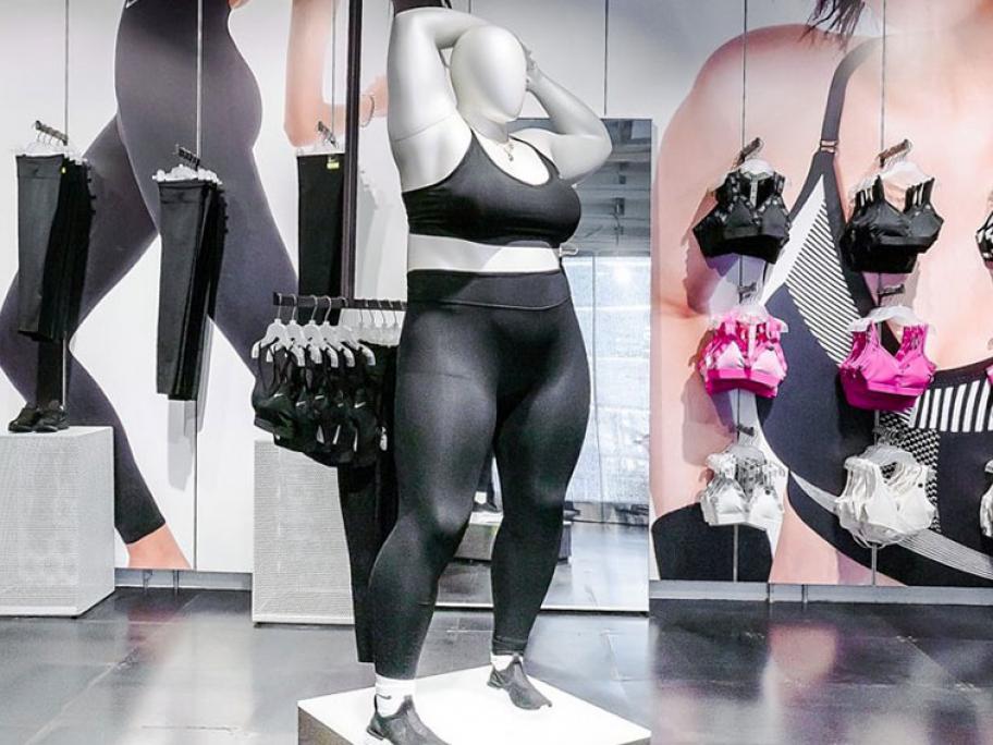 Nike's plus size mannequin