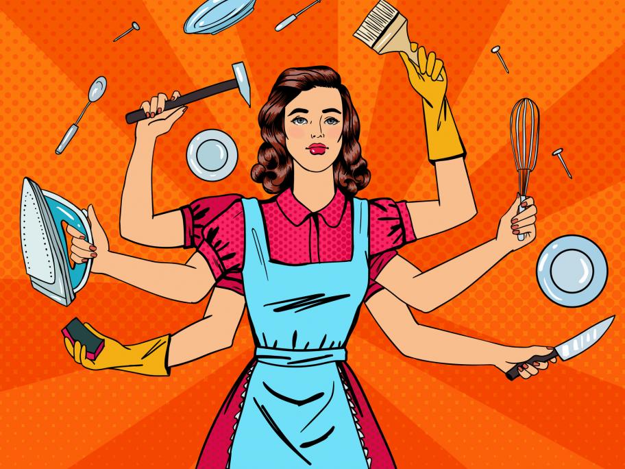 Retro housewife
