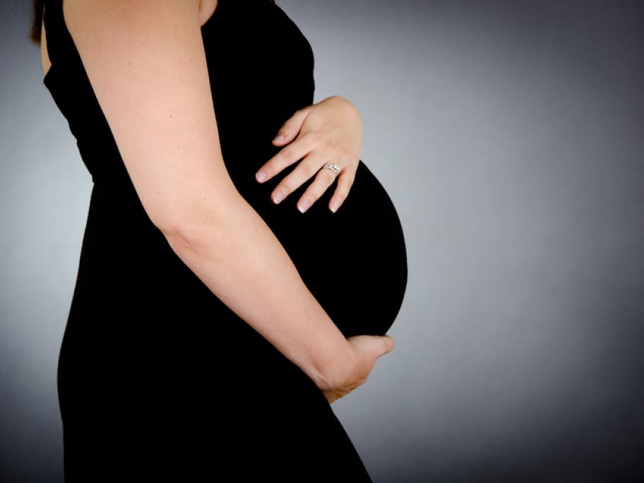 Pregnant woman's abdomen