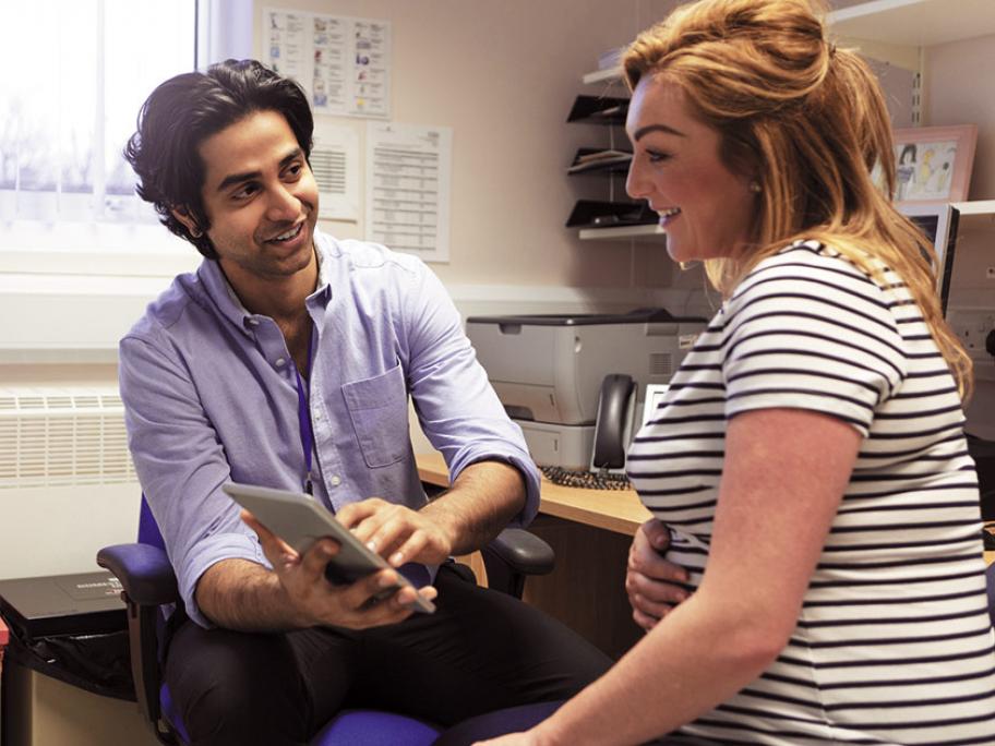 pregnant GP consult