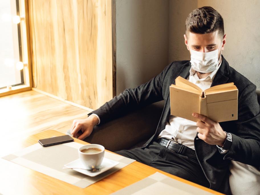 Relax with a mask