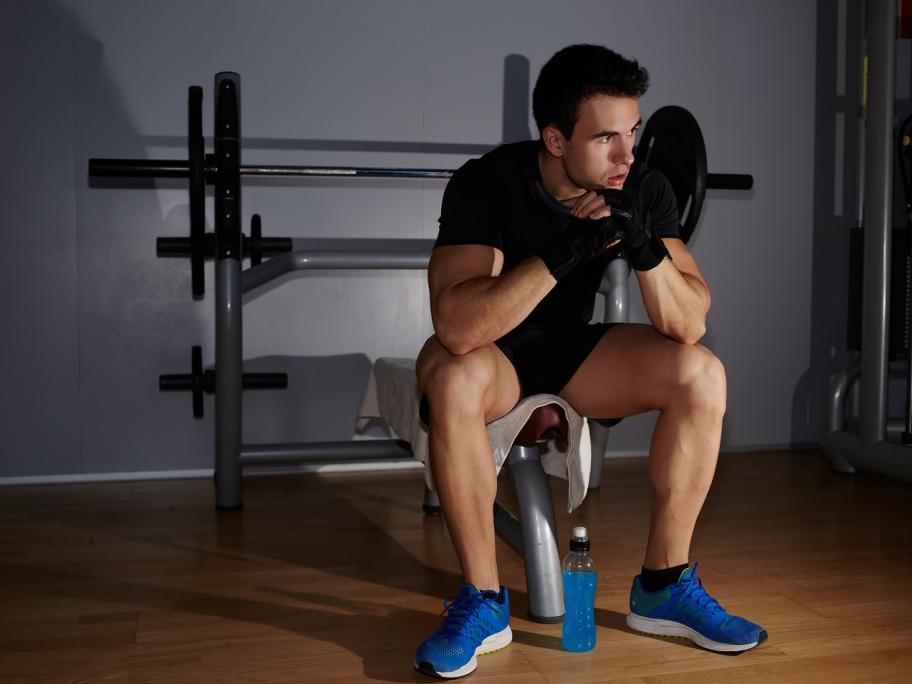 Man at gym