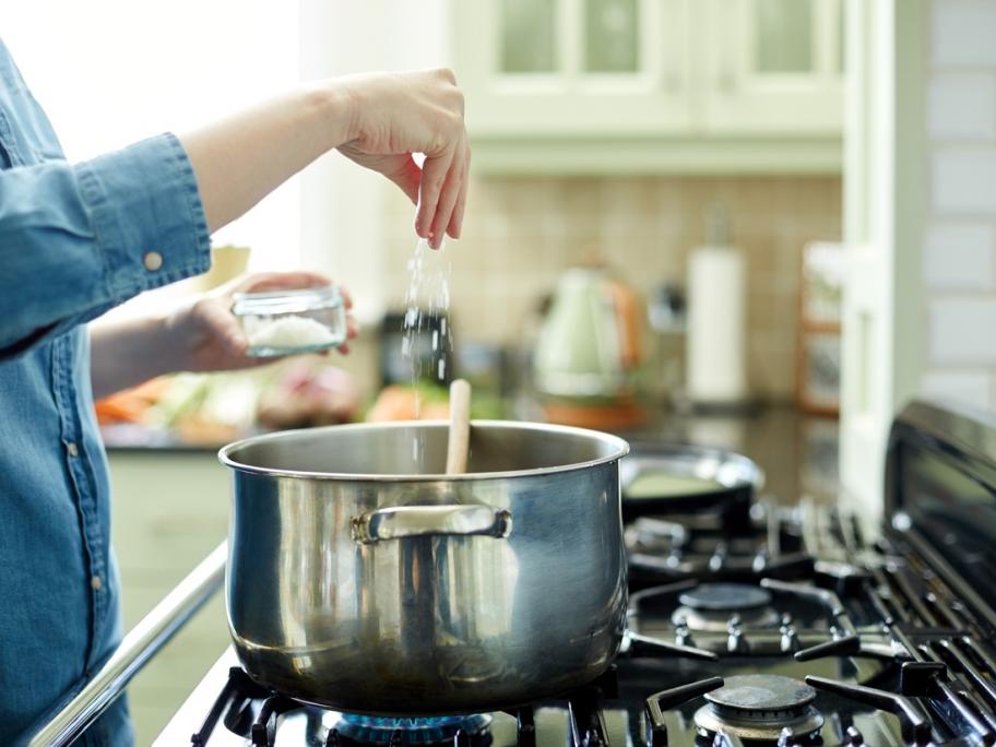 Cooking with salt