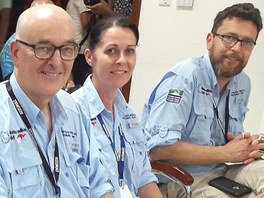 Measles team
