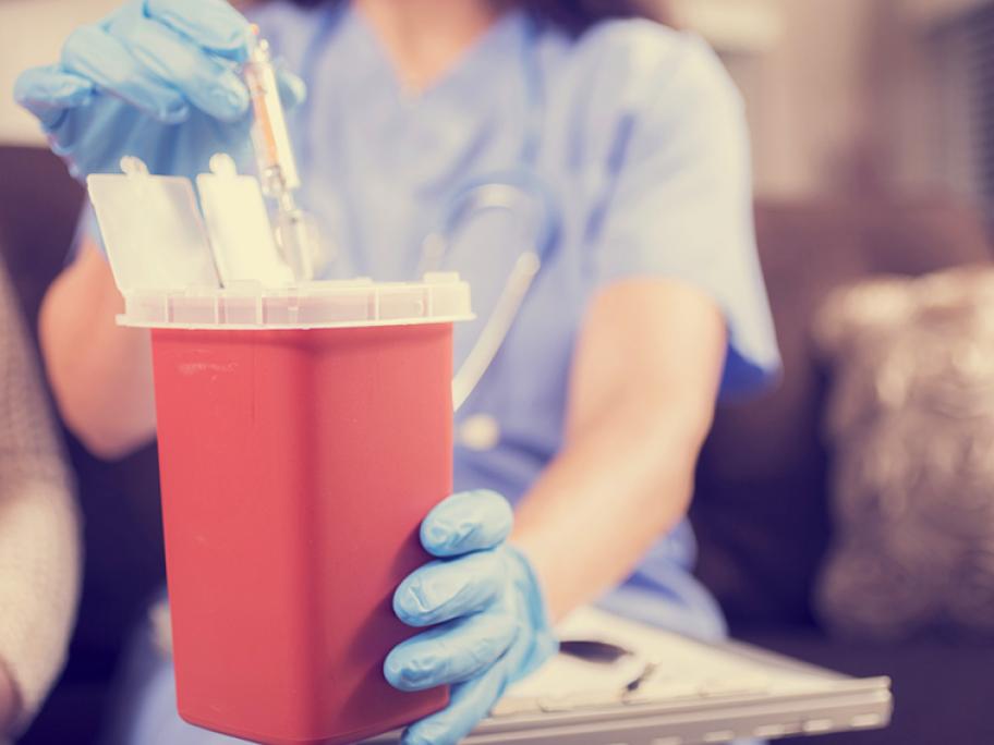 Sharps disposal