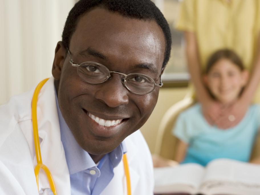happy doctor