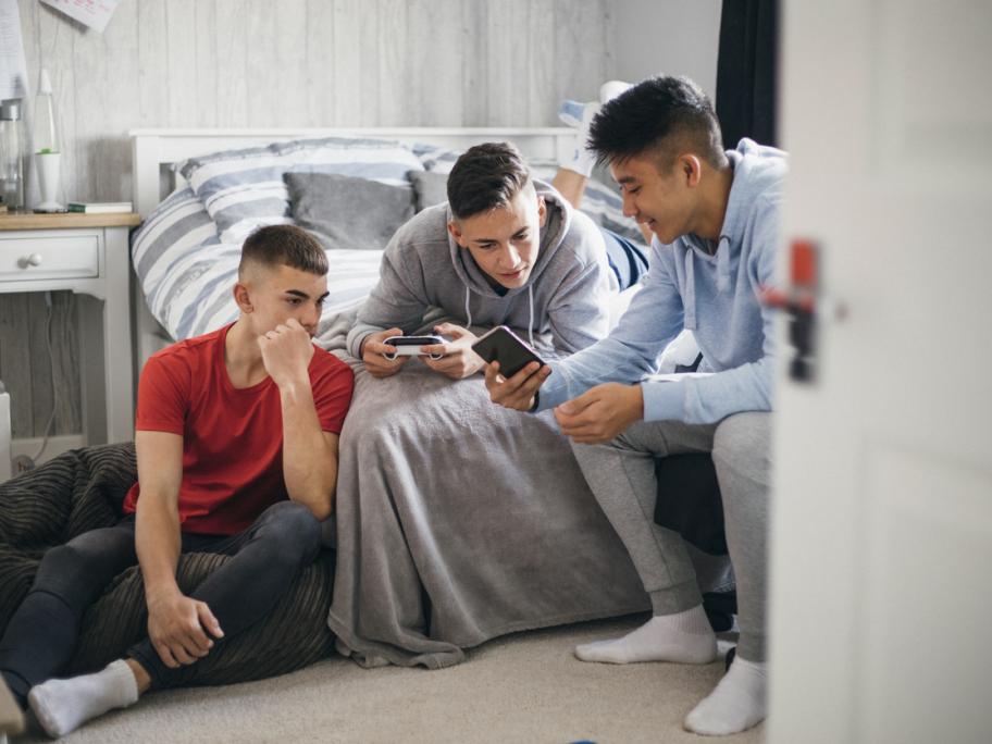 Teens using social media