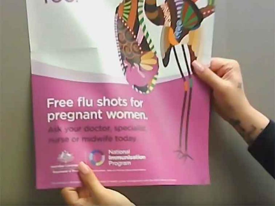 A still from the video