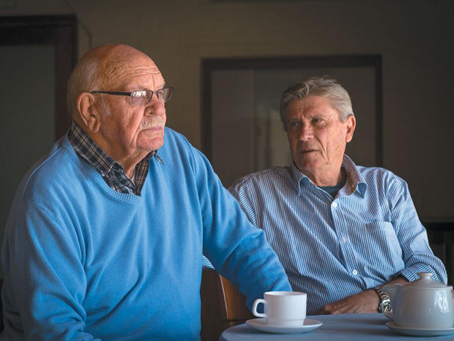 Depressed mature men