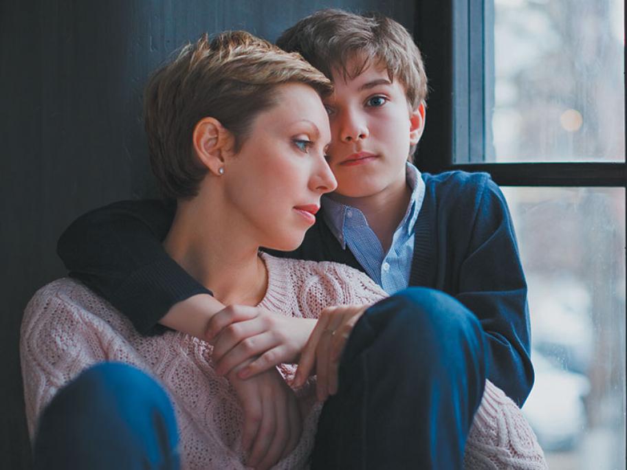mother son family depression