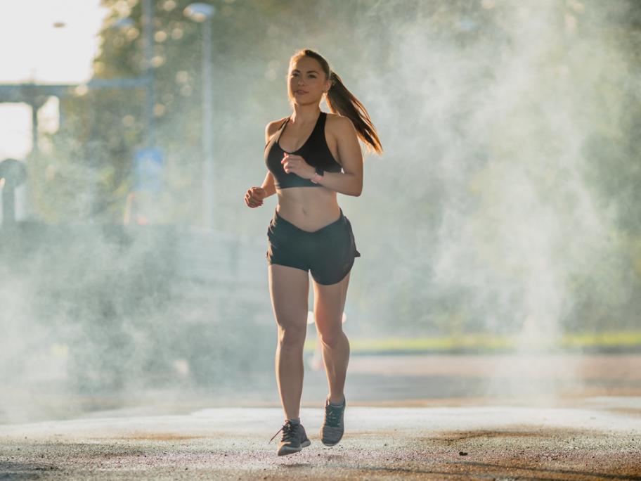 Woman running