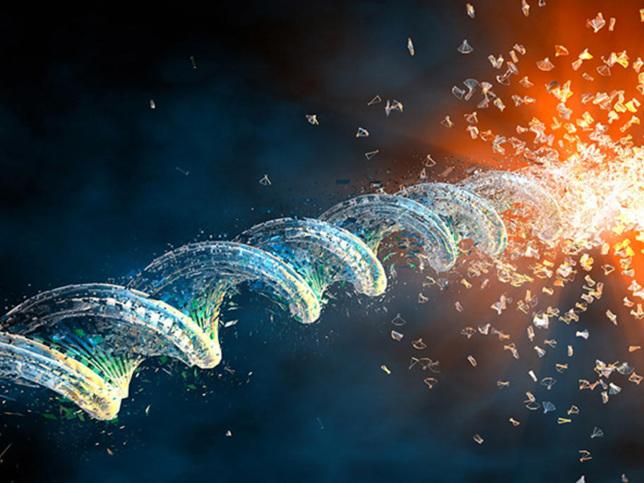 DNA futuristic image