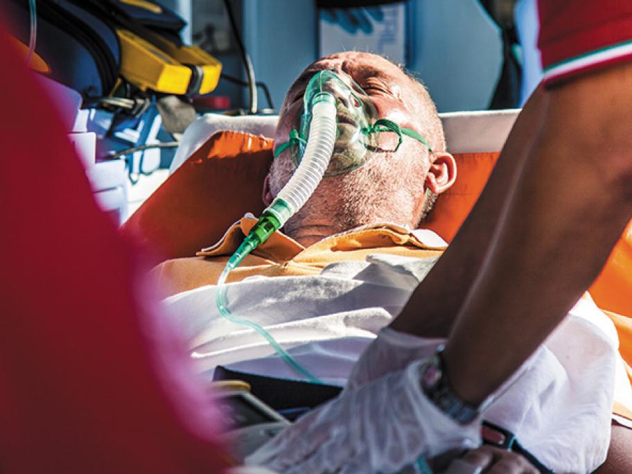 ambulance oxygen emergency