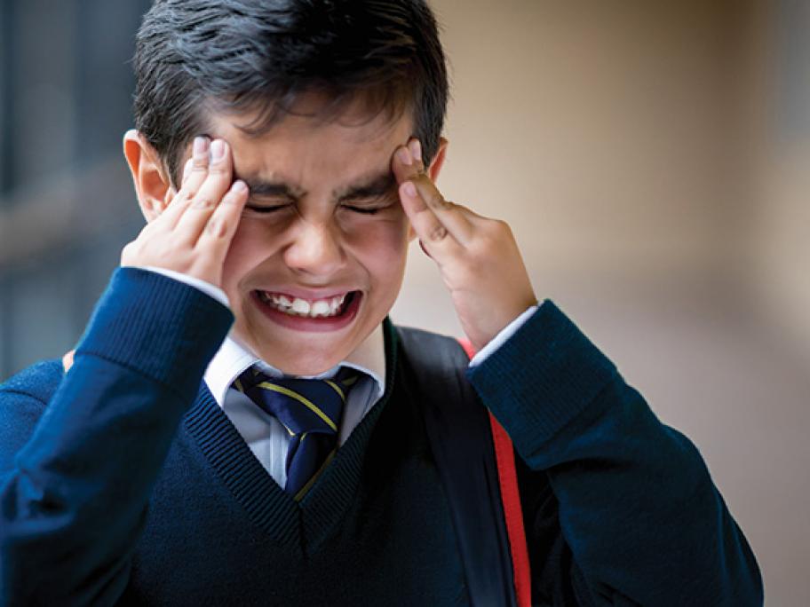 Stressed child