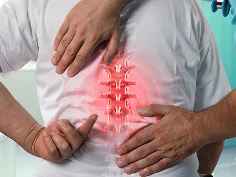 Mature backache exam