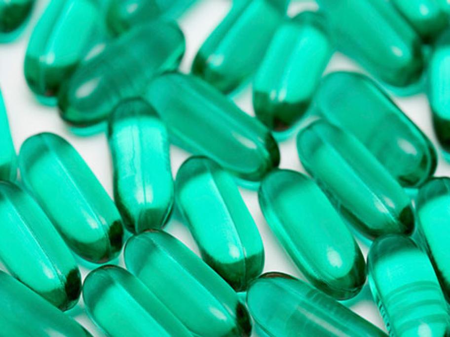 codeine in green pill