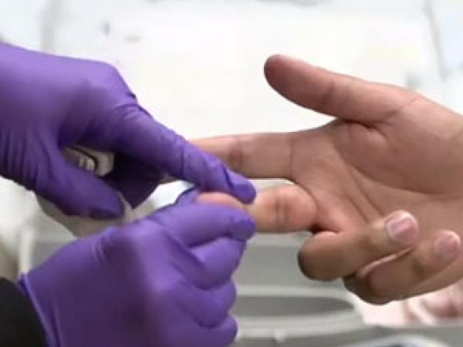 Diabetes blood test