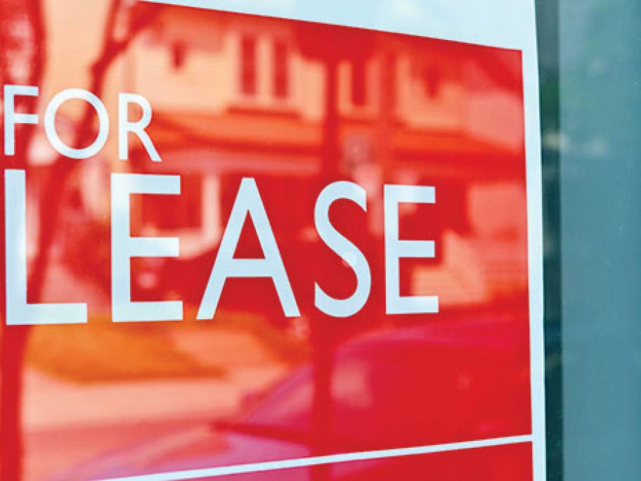 For lease sign