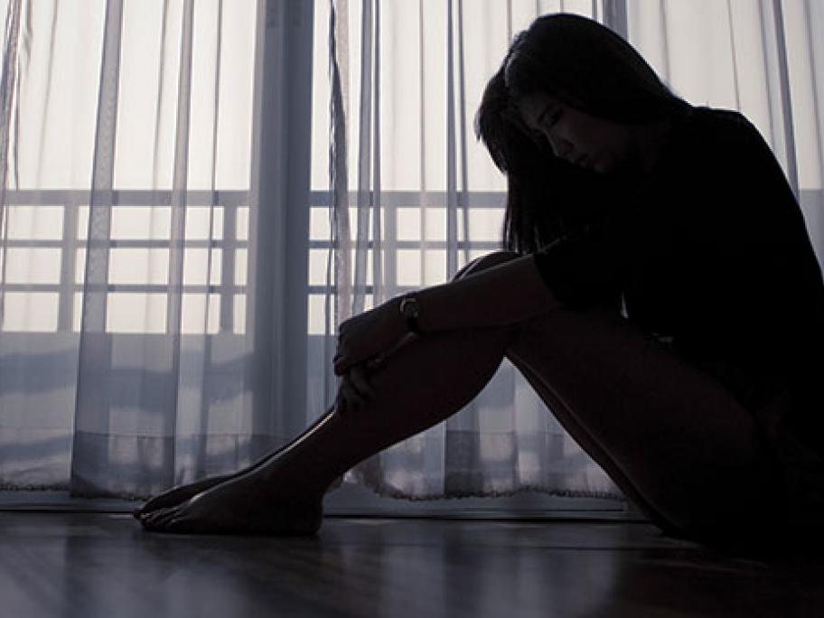 Depressed woman