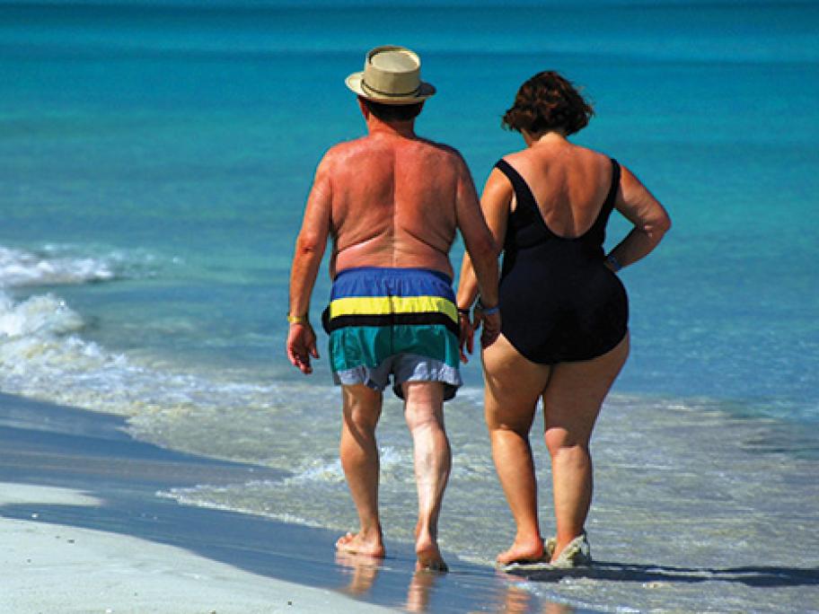 Couple in sun
