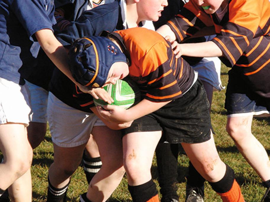 Rugby scrum