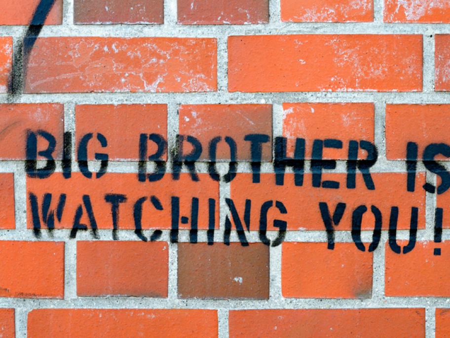 big brother sign concept