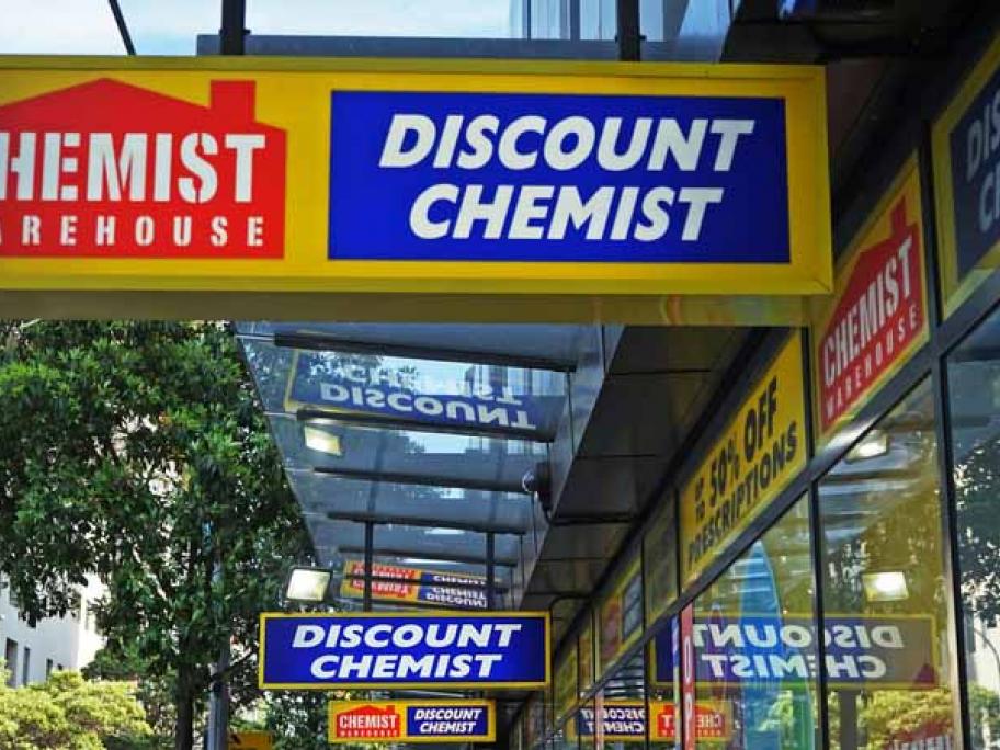 chemist warehouse sign