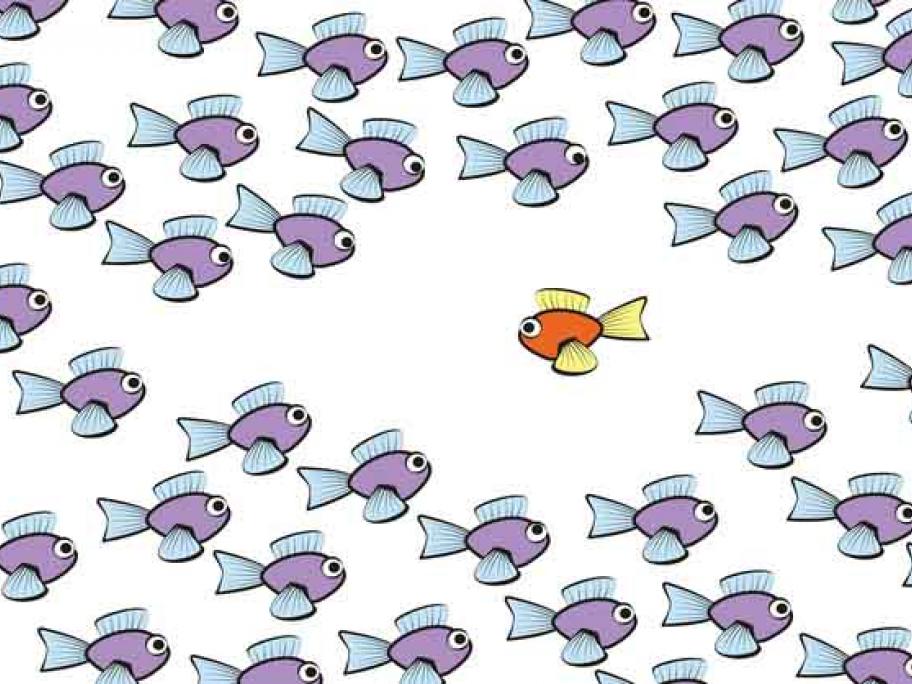 swimming against the tide