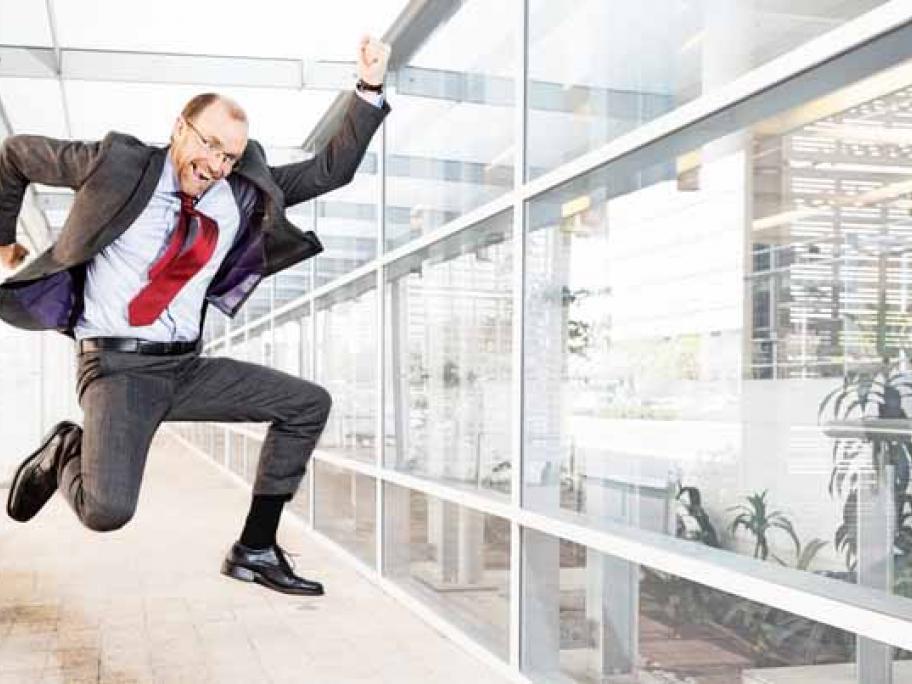 man jumping
