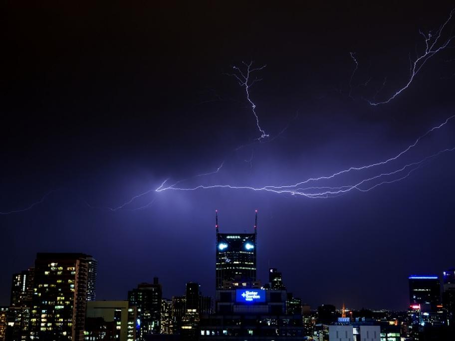storm in Melbourne