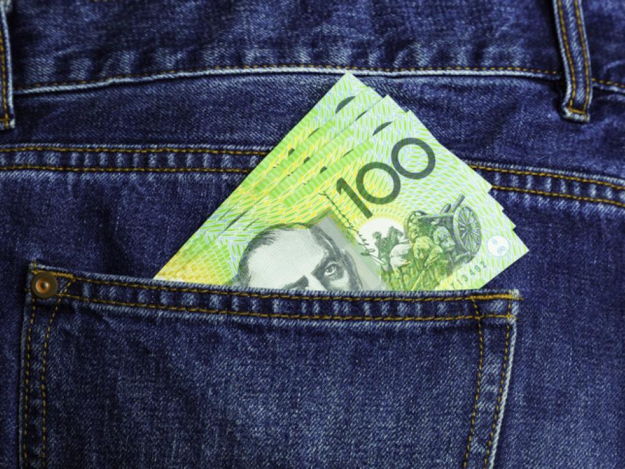 money in back pocket
