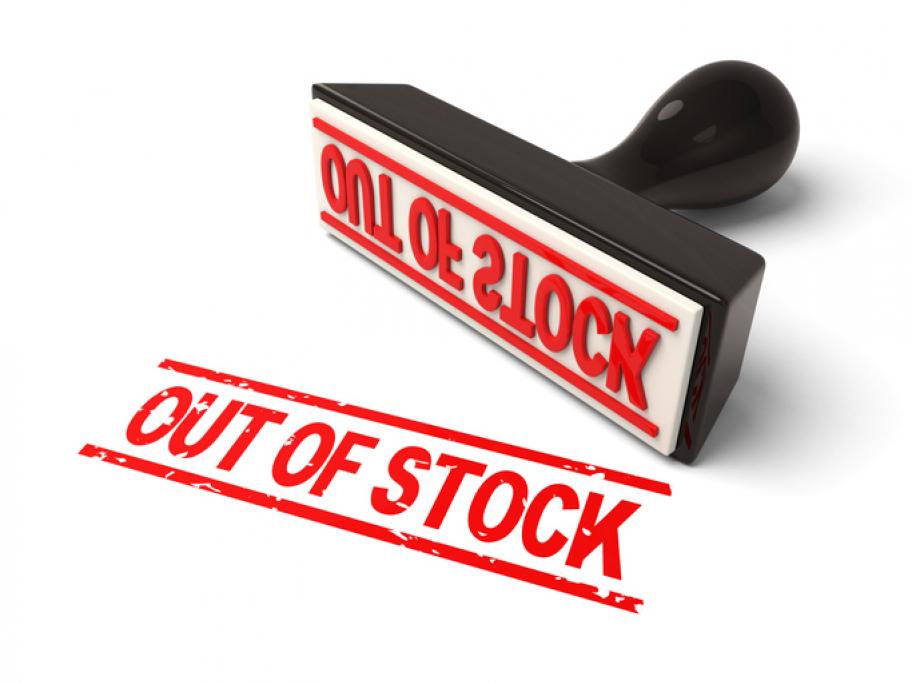 red tape out of stock