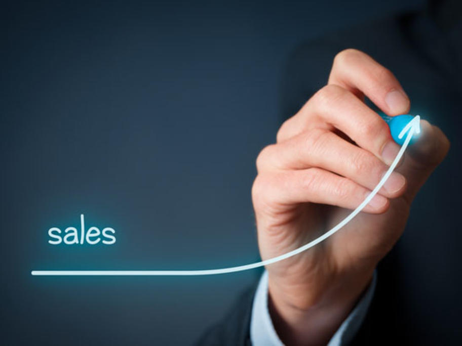 sales trending up