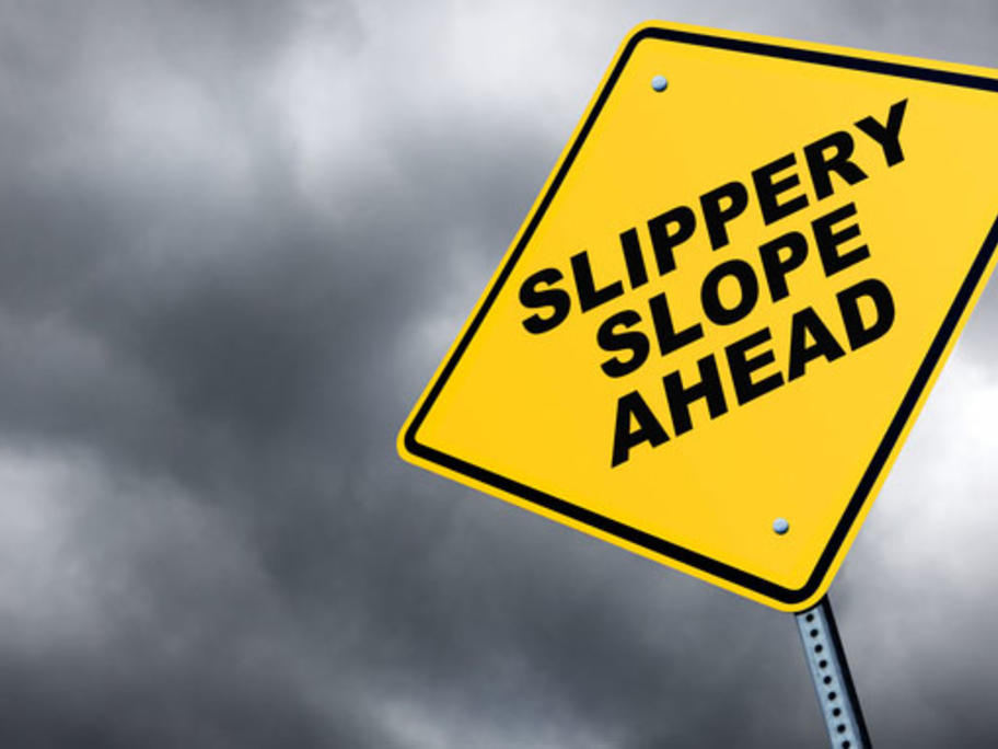 slippery slope concept