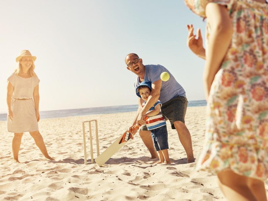 Beach cricket