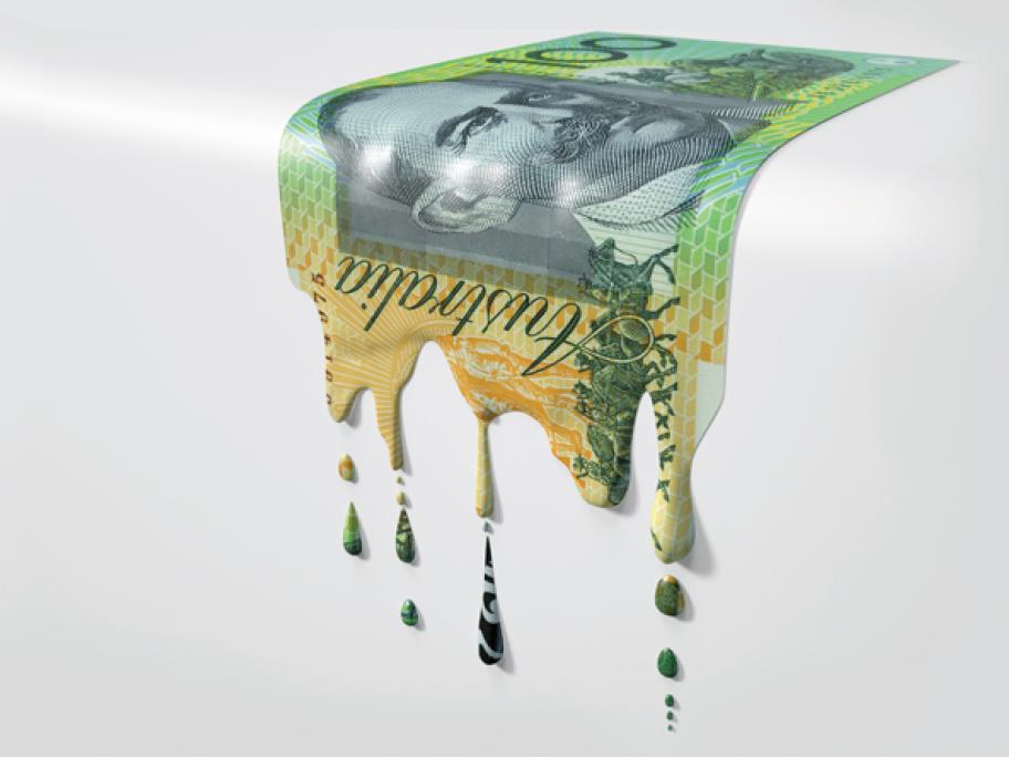 money dripping