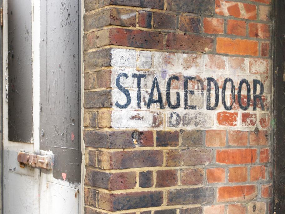 Stage door