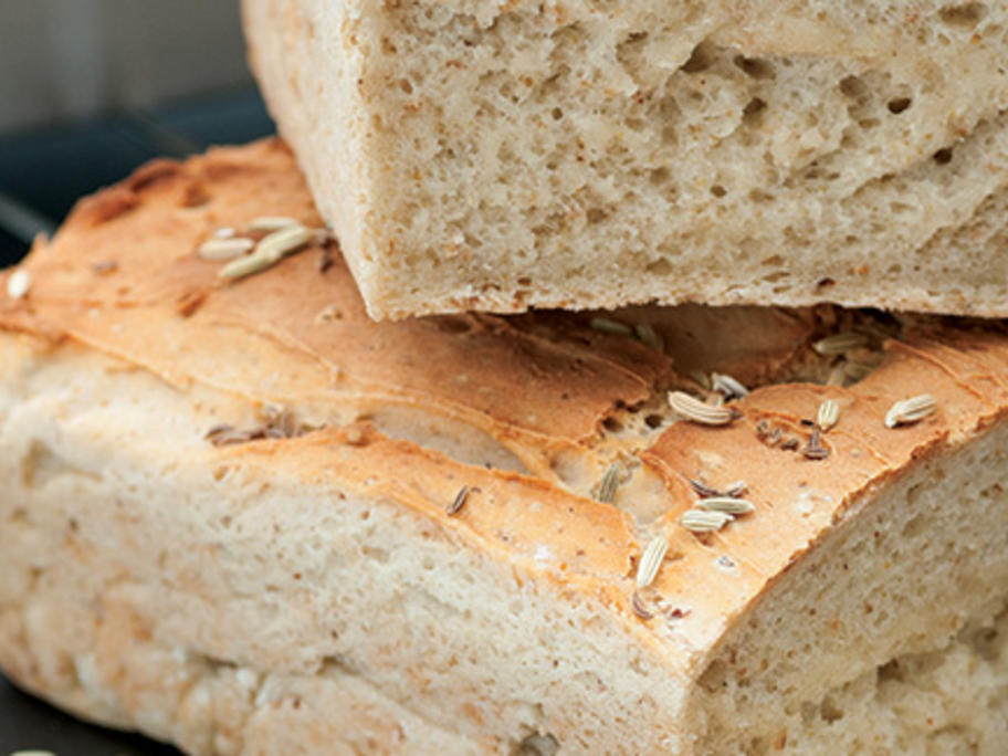 2 loaves of brown bread