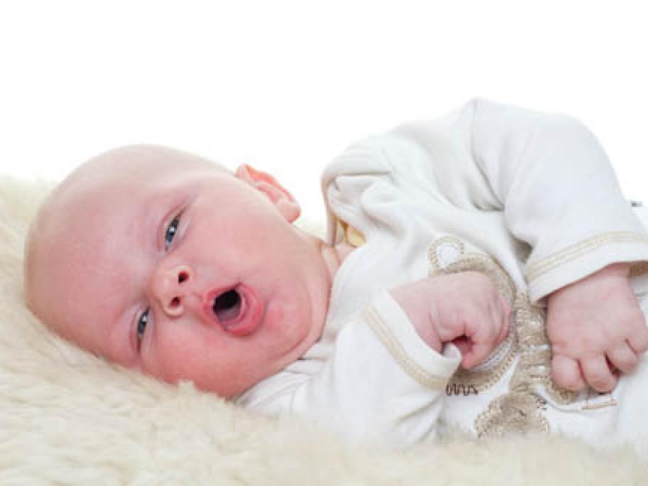 baby coughing
