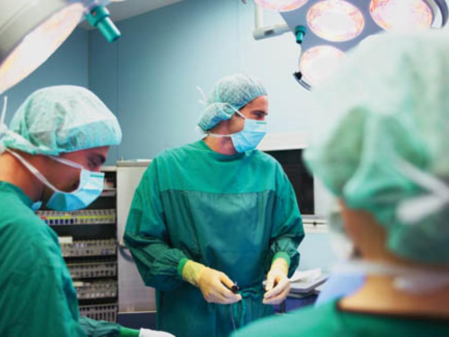 surgeons in operating theatre